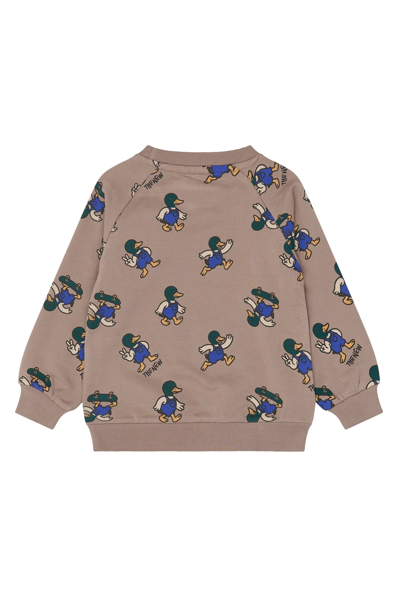 The New Siblings Sweatshirt Tvhil - Taupe Gray